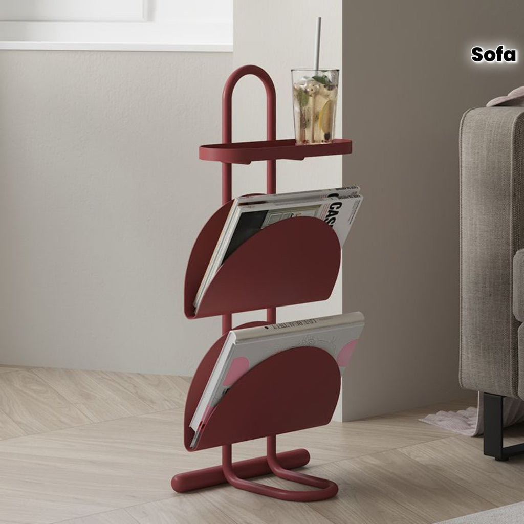Sofa Side Table, Bedside Shelf, Corner Side Table, Living Room Balcony Coffee Table, Cream-style Magazine and Newspaper Rack, Bedroom Living Room Bookcase Storage Shelf, Coffee Table Storage Box, Sofa Mobile Storage Rack, Bedside Coffee Table