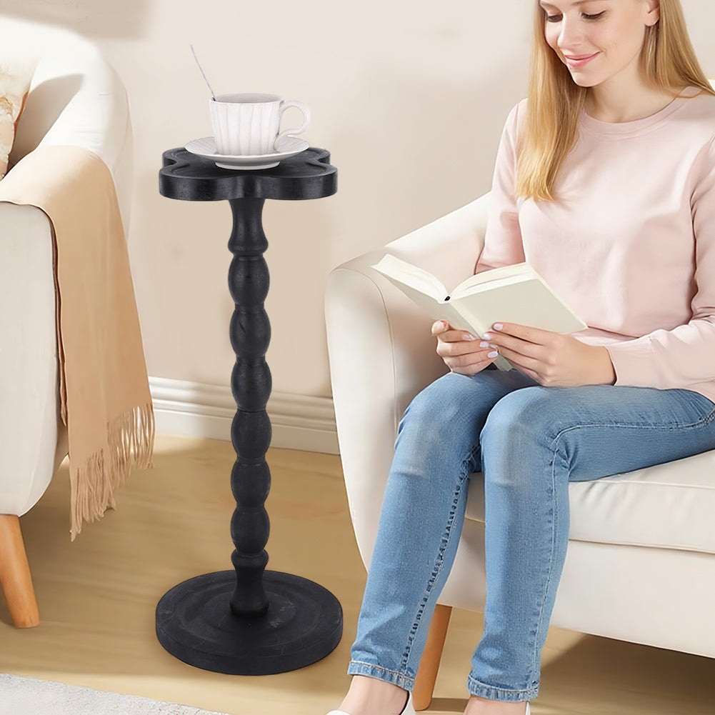 Compact Corner Table for The Couch, Ideal for Coffee, Drinks, And Snacks in The Living Room