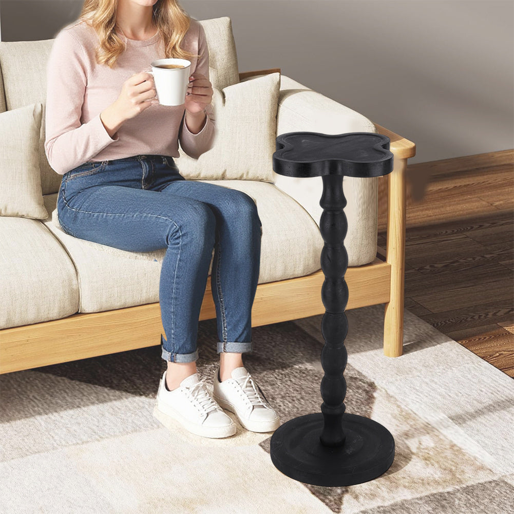 Compact Corner Table for The Couch, Ideal for Coffee, Drinks, And Snacks in The Living Room