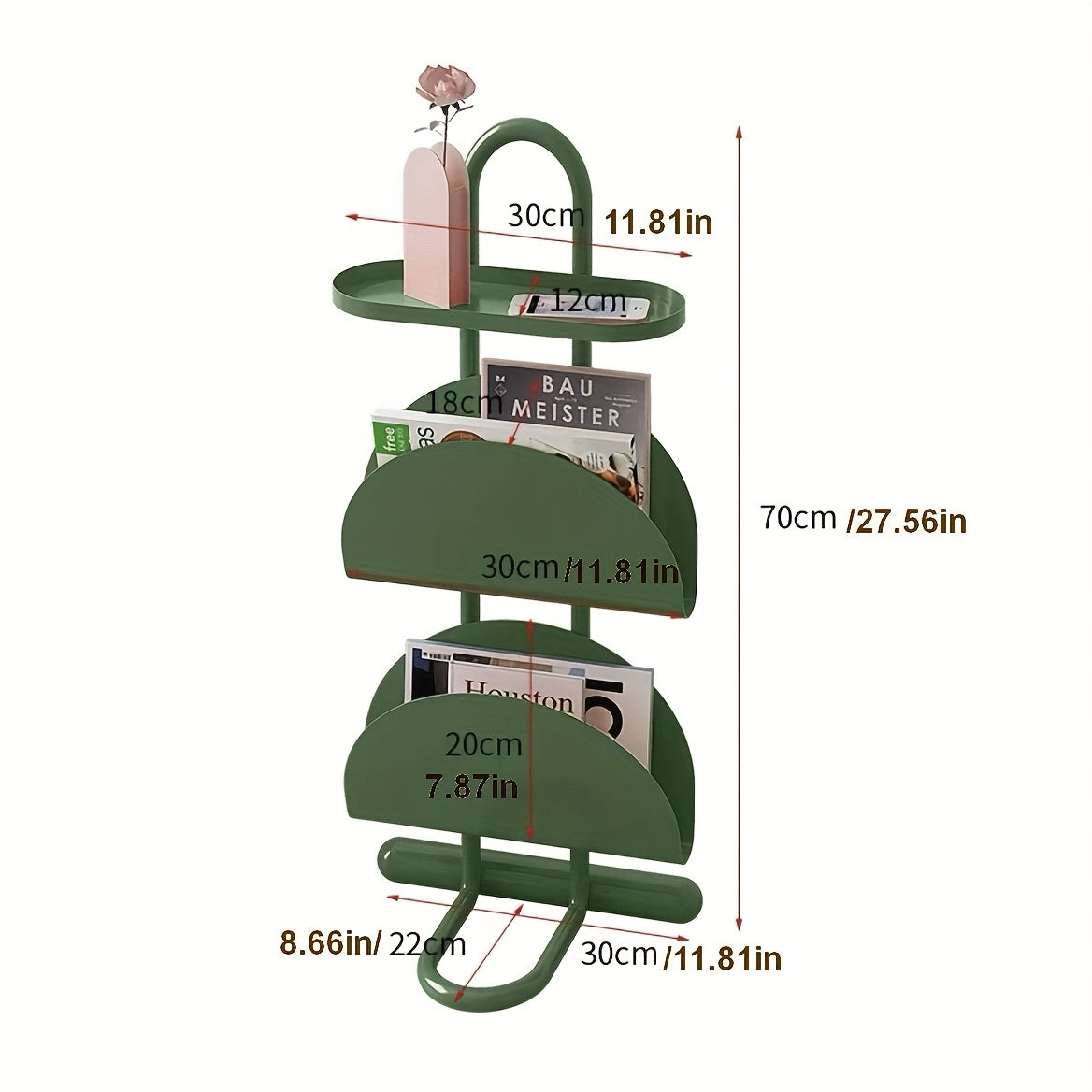 Sofa Side Table, Bedside Shelf, Corner Side Table, Living Room Balcony Coffee Table, Cream-style Magazine and Newspaper Rack, Bedroom Living Room Bookcase Storage Shelf, Coffee Table Storage Box, Sofa Mobile Storage Rack, Bedside Coffee Table