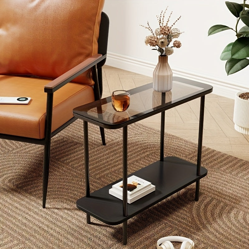 A Super Narrow Home Small Table, a Easy Side Table for The Sofa, an Ultra-Slim Bedside Cabinet for The Bedroom, And a Light Luxury Corner Shelf - Designed for Bedrooms, Living Rooms, Balconies, Offices, Kitchens, Bathrooms